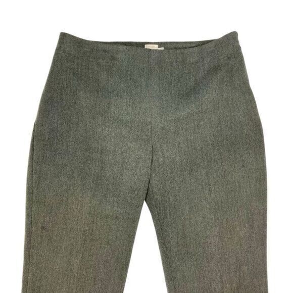 Talbots Pants Womens Size 12 Petite Gray Heritage Stretch Career Modern Trousers - Picture 2 of 14